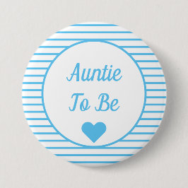 Tante für Babydusche Button