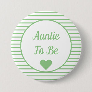 Tante für Babydusche Button