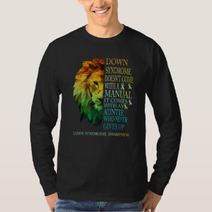 Tante gibt nie das Löwenndrom T21 auf T-Shirt