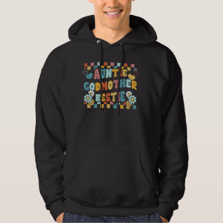 Tante Godmutter Bestie Groovy Tante Era Besties Be Hoodie