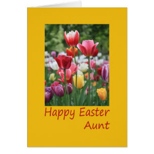 Tante Happy Oaster Tulip Karte