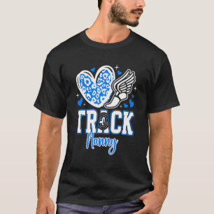 Tante Herz Oma Nanny eines Rennstrecken- und Felde T-Shirt