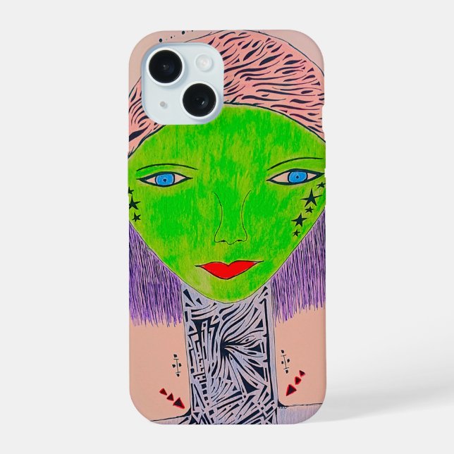 Tante iPhone 15 Hülle (Rückseite)