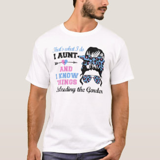 Tante Keeper, die Ideen des Party der Geschlechter T-Shirt