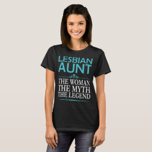 Tante lesbienne The Woman The Myth le T-shirt de