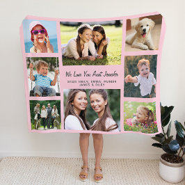 Tante Liebe Sie 8 Foto Collage Pink Sherpadecke