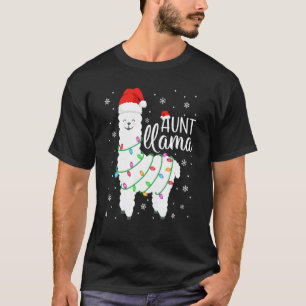 Tante Llama Funny Christmas Lama Traumstrecke Airo T-Shirt