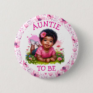 Tante Mädchendusche Button