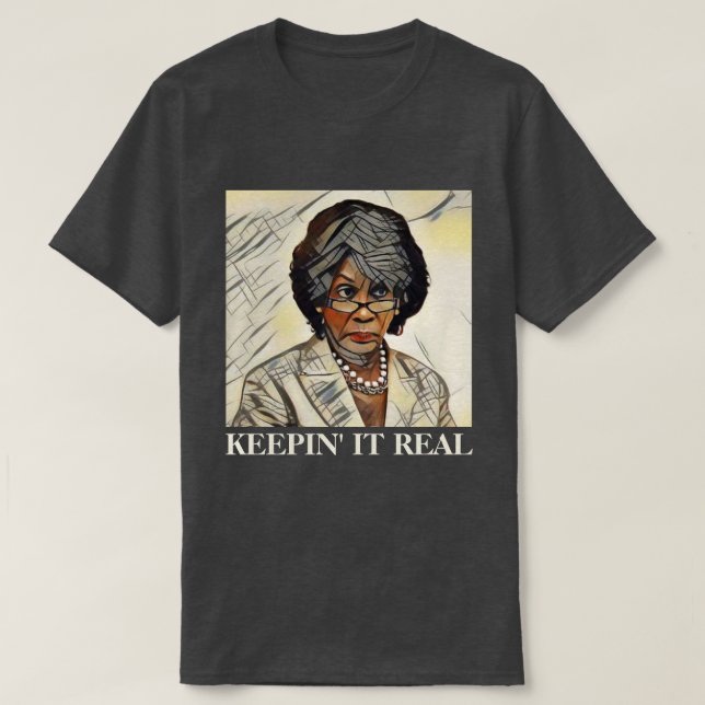 Tante Maxine ", das es wirklicher" Anti-Trumpf T-Shirt (Design vorne)