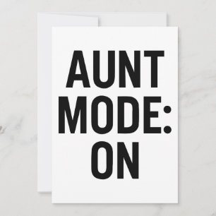 Tante Mode On - Funny Family Spaß Einladung