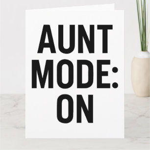 Tante Mode On - Funny Family Spaß Karte