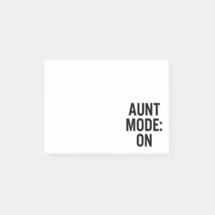 Tante Mode On - Funny Family Spaß Post-it Klebezettel