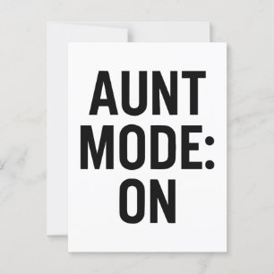 Tante Mode On - Funny Family Spaß Postkarte
