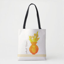 Tante Name Ananas Tulip Hübsch florale Moderne