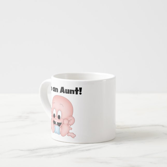 Tante New Nephew T - Shirt und Geschenke Espressotasse (Vorderseite Links)