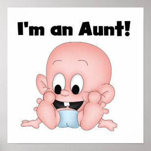 Tante New Nephew T - Shirt und Geschenke Poster