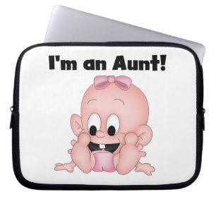 Tante New Niece T - Shirt und Geschenke Laptopschutzhülle