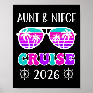 Tante Nichte Kreuzfahrt-Trip 2026 Sommerferien Mat Poster