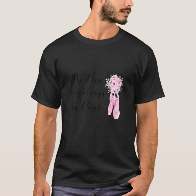 Tante Niece Ballett Tanz Meine Lieblingsballerina  T-Shirt (Vorderseite)