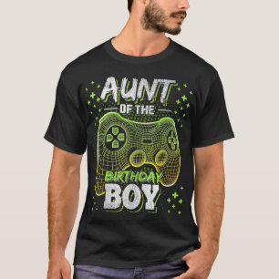 Tante of the Birthday Boy Matching Video Game Birt T-Shirt