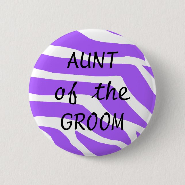 Tante Of The Groom Button (Vorderseite)