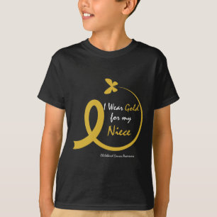 Tante Onkel tragen Gold für meine Nichte Childhood T-Shirt