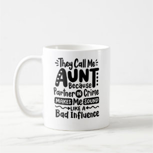 "Tante partners in crime" Kaffeetasse