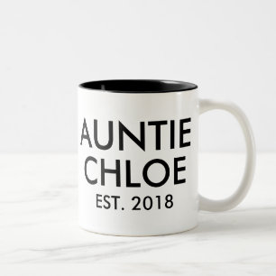 Tante personnalisée Mug Nouveau bébé Grossesse Fai