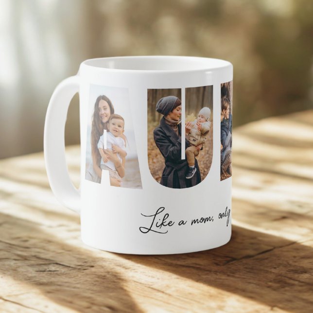 Tante Photo Collage Mug Cadeau (Créateur téléchargé)