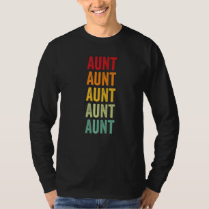 Tante Regenbogen Text Tante Farbige T-Shirt
