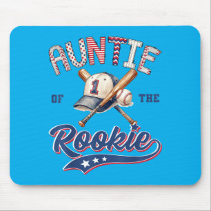 Tante Rookie des Jahres 1. Geburtstag Junge Mousepad