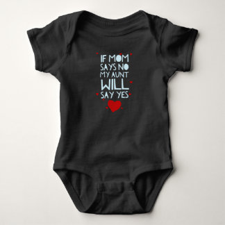 Tante sagt ja baby strampler