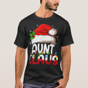 Tante Santa Claus Weihnachten Matratze Kostüm T-Shirt