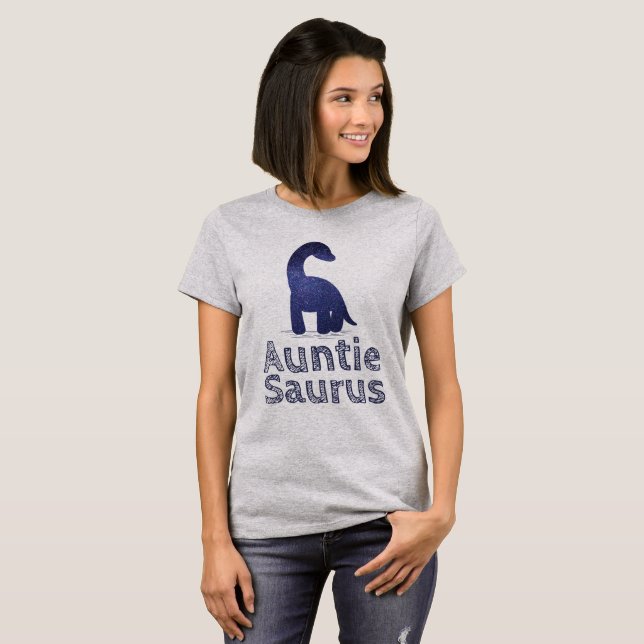 Tante Saurus, Dinosaurier Tante Shirt, New Tante G T-Shirt (Vorne ganz)