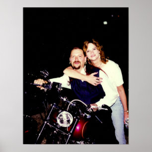 Tante Sharon über Harley Poster