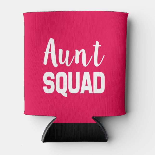 Tante Squad lustig kann cooler Dosenkühler (Vorderseite)