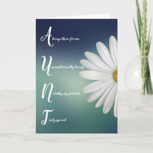 Tante Tante Floral Carte Fête des Mères