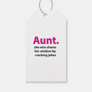Tante-Tante Geschenkanhänger