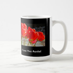 Tante Tasse Ich liebe dich Tante! Tassen Rote Tulp