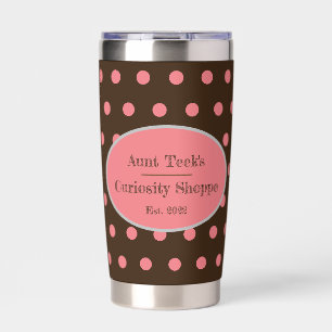Tante Teeks Curiosity Shoppe Thermalbecher Braun Thermobecher