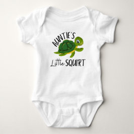 Tante Turtle Baby, Schwangerschaft offenbart Baby Strampler