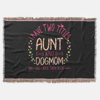 Tante und Hund Mama Geschenke Frauen Sonnenblumen  Decke
