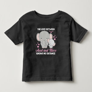 Tante und Niece Liebe Auntie Familie Elefanten Her Kleinkind T-shirt