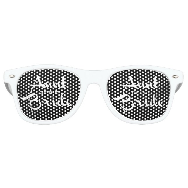 Tante von Bride White auf schwarz Sonnenbrille (Vorderseite)