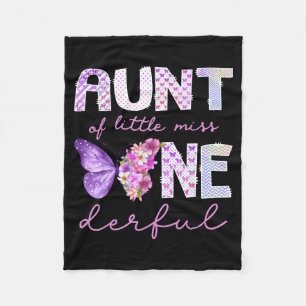 Tante von Little Miss Onederful Butterfly 1st Fleecedecke