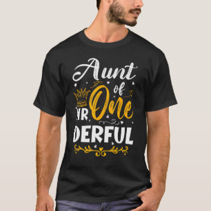 Tante von Mr. One Derful 1st Birthday Party First T-Shirt