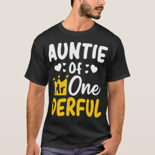 Tante von Mr Onederful 1. Party passende Familie T-Shirt