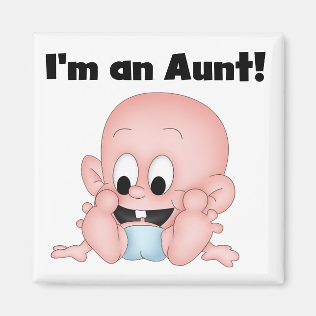 Tante von New Nephew Tshirts und Geschenke Magnet (Vorne)