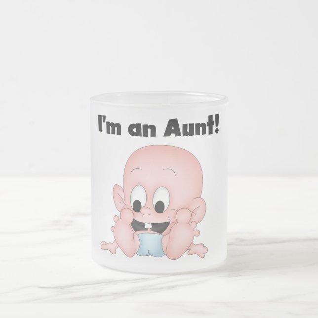 Tante von New Nephew Tshirts und Geschenke Mattglastasse (Mittel)