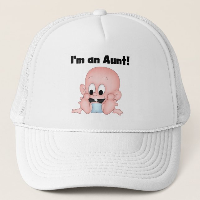Tante von New Nephew Tshirts und Geschenke Truckerkappe (Vorderseite)